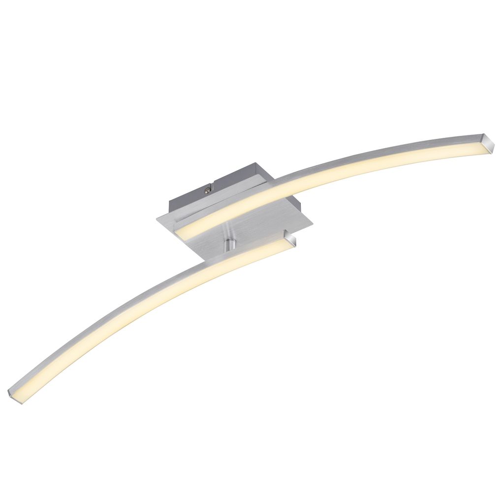 LED Luce a soffitto 63,5 cm 2x12W 960lm alluminio